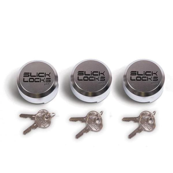 Slick Locks SlickLocks: Hidden Shackle Puck Lock KA, PK 3 SLL-PL-AL-3KA - main